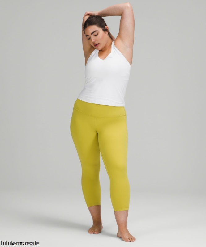 Lululemon Damen DELULU522 | Cooles Racerback Kurzes Tanktop Nulu White